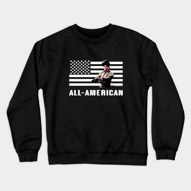 All-American Welder Crewneck Sweatshirt by Jared S Davies